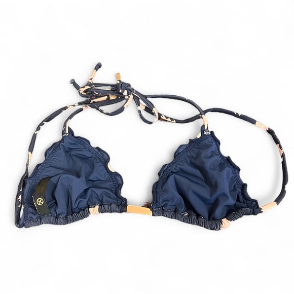 Vix Paula Hermanny Bikini 24k Gold Plated Details Brazilian Bikini Top - Large - Picture 3 of 11